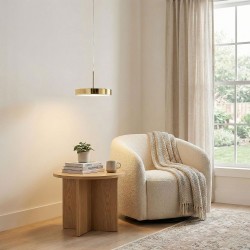 LAMPA SUFITOWA WISZĄCA LED APP1686-1CP 30CM ZŁOTA