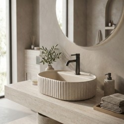 Umywalka nablatowa Rea Marcela 50 Vanilla