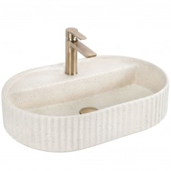 Umywalka nablatowa Rea Marcela 60 Vanilla