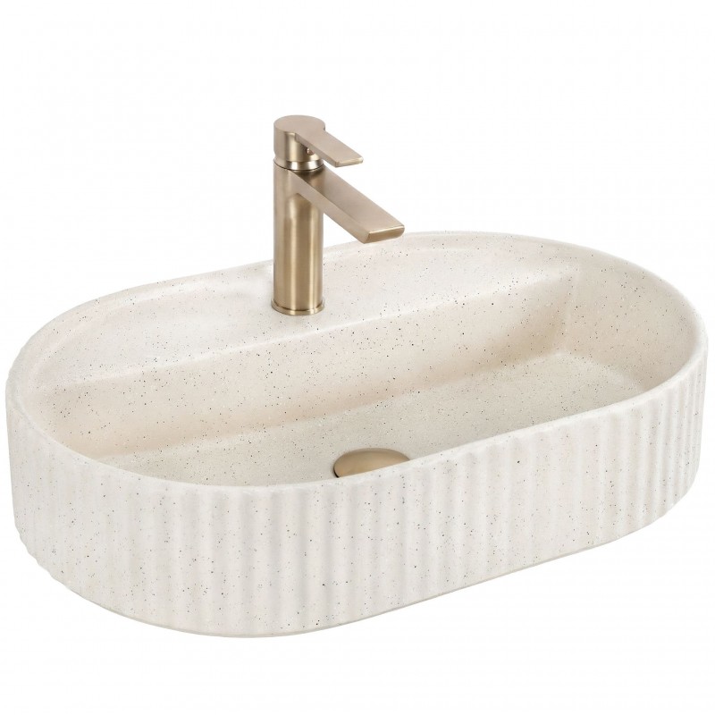 Umywalka nablatowa Rea Marcela 60 Vanilla