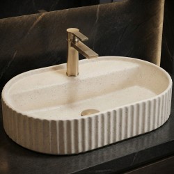 Umywalka nablatowa Rea Marcela 60 Vanilla