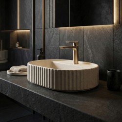 Umywalka nablatowa Rea Marcela 60 Vanilla