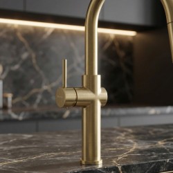 Bateria kuchenna Rea Fresh High Złota Szczotkowana