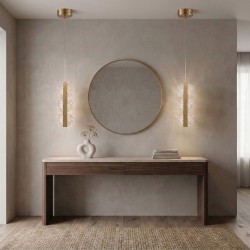 Lampa wisząca LED G150-3CP Gold Złota Szczotkowana