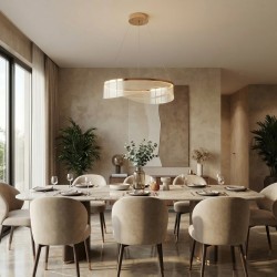 LAMPA SUFITOWA WISZĄCA G145-CP 60 ZŁOTA