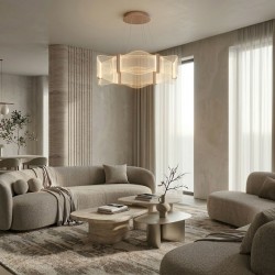 LAMPA SUFITOWA WISZĄCA G151-CP ZŁOTA