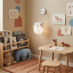 LAMPA ŚCIENNA KINKIET WHITE BEAR G161-1W