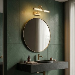 Kinkiet łazienkowy LED APP1899-1W 40cm Złoty Szczotkowany