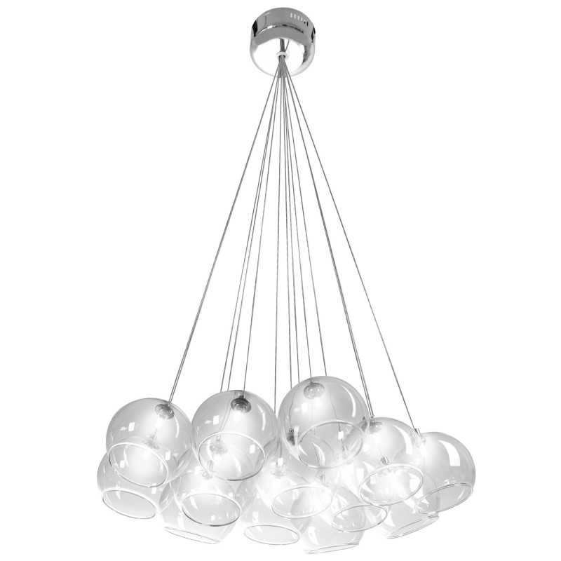 Lampa Sufitowa Wisząca Szklane Kule APP561-13CP