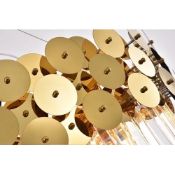 Lampa kryształowa wisząca APP1473-CP złota