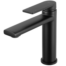 Bateria umywalkowa Rea Verso czarna niska