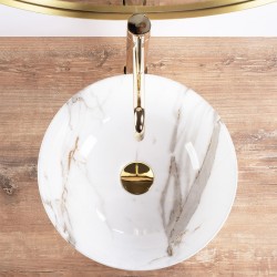 Umywalka Nablatowa REA STELLA Aiax Shiny