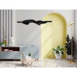 LAMPA SUFITOWA WISZĄCA LED APP1446-CP Czarna