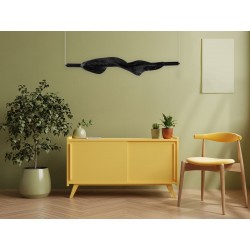 LAMPA SUFITOWA WISZĄCA LED APP1446-CP Czarna