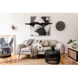 LAMPA SUFITOWA WISZĄCA LED APP1446-CP Czarna