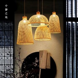 Lampa sufitowa wisząca boho APP1627-1CP