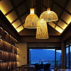 Lampa sufitowa wisząca boho APP1627-1CP