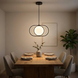 Lampa wisząca LED APP1554-CP Black