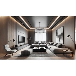 Lampa kryształowa wisząca APP1651-6CP Black