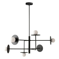 Lampa wisząca APP1668-6CP Black