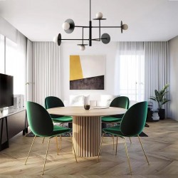 Lampa wisząca APP1668-6CP Black