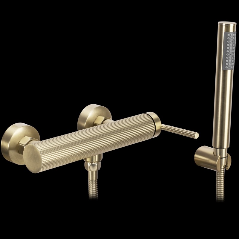 Bateria prysznicowa REA Argon ZŁOTA SZCZOTKOWANA