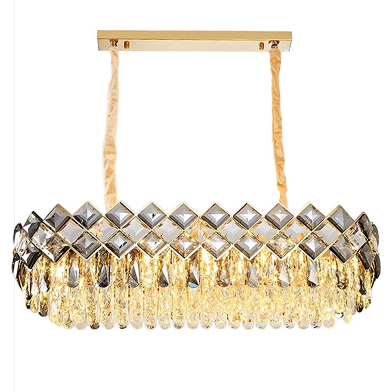 Lampa kryształowa wisząca APP1539-12CP80 Gold