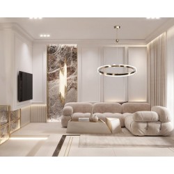 Lampa Wisząca LED APP1549-CP + pilot