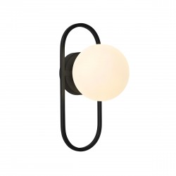 LAMPA ŚCIENNA KINKIET APP1755-1W BLACK WHITE