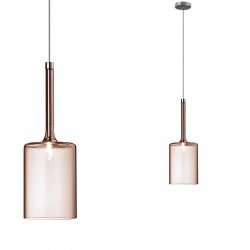 Lampa Sufitowa Wisząca Szklany Klosz APP1699-1CP AMBER B