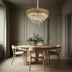 Lampa Wisząca z Kryształami G060-CP 60CM