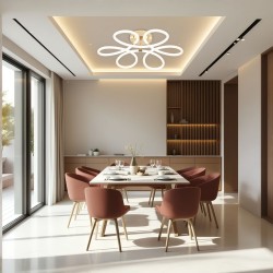 Lampa sufitowa nowoczesna LED G023-C Złota