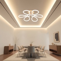 Lampa sufitowa nowoczesna LED G023-C Złota