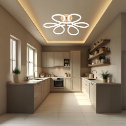 Lampa sufitowa nowoczesna LED G023-C Złota