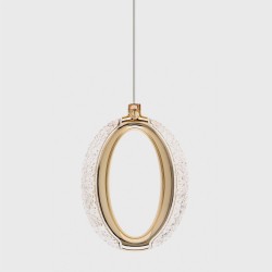 LAMPA WISZĄCA KRYSZTAŁOWA LED G114-1CP Złota