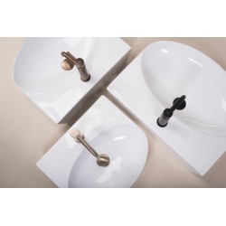 Umywalka nablatowa / ścienna Rea Kim 46