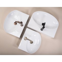 Umywalka nablatowa / ścienna Rea Kim 46