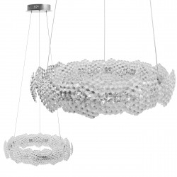 LAMPA WISZĄCA LED MS017-CP Chrom 57cm