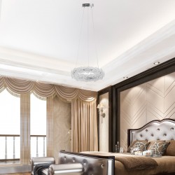 LAMPA WISZĄCA LED MS017-CP Chrom 57cm