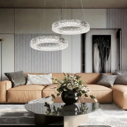 LAMPA WISZĄCA LED MS004-CP 40cm Chrom