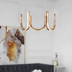 LAMPA WISZĄCA LED APP1749-CP Złota