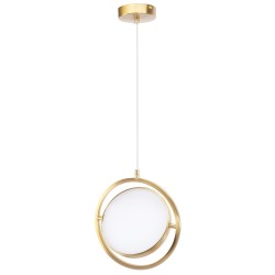 LAMPA WISZĄCA LED APP1791-CP Złota Szczotkowana