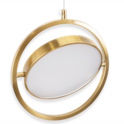 LAMPA WISZĄCA LED APP1791-CP Złota Szczotkowana