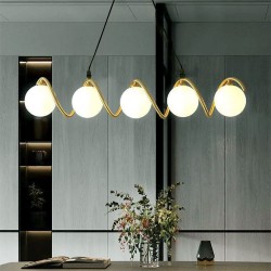 LAMPA SUFITOWA WISZĄCA GOLD APP1780-5CP