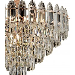 Lampa Wisząca z Kryształami G057-CP 50cm Złota