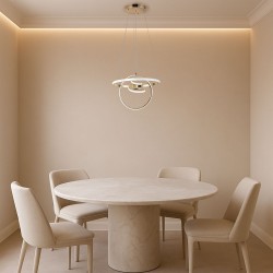 LAMPA WISZĄCA LED G066-CP Złota