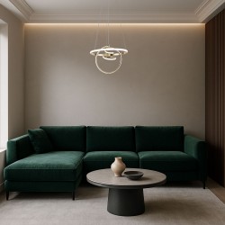 LAMPA WISZĄCA LED G066-CP Złota