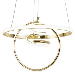 LAMPA WISZĄCA LED G066-CP Złota