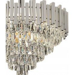 Lampa Wisząca z Kryształami G051-CP 50CM Chrom