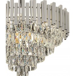 Lampa Wisząca z Kryształami G051-CP 50CM Chrom